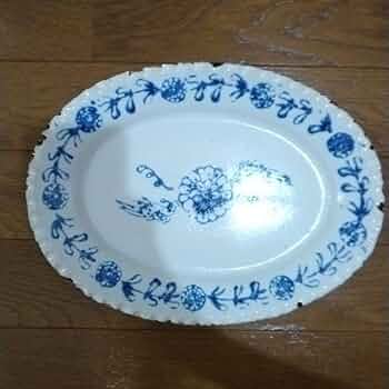 伊藤聡信 白印判楕円皿 オーバル皿 印判 大皿 伊藤聡信 白印判楕円皿 オーバル皿 印判 大皿