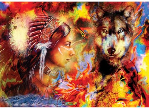 Anatolian Puzzle 1500 pi&egrave;ces : Fille de Loup