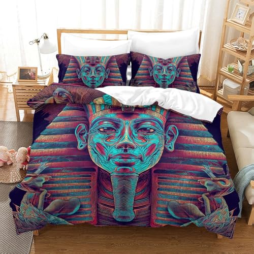 Housse de couette microfibre Le Pharaon avec taie d'oreiller 3D - 2