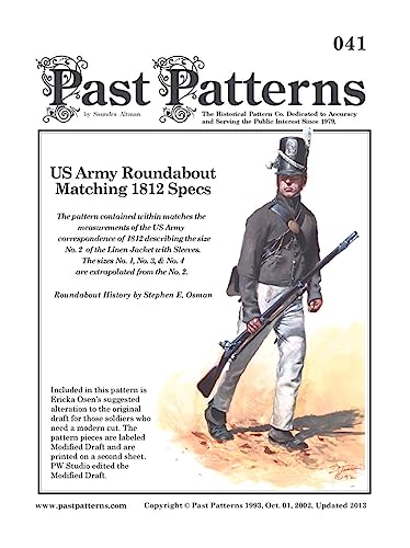 Early 1800s US Army Jacket Sewing Pattern - Historical War