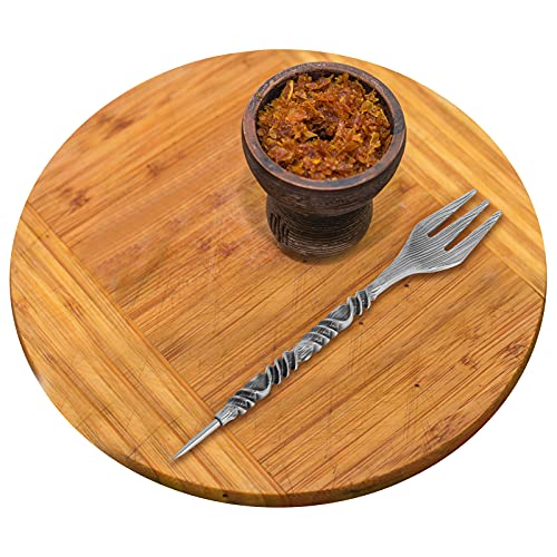 gerFogoo Shisha Gabel und Lochstecher 2 in 1 Set | Tabakgabel | Tabak Kopf Phunnel Stopfen Zubehr Folienstecher | Shisha… – Bild 7