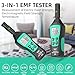 Mastfuyi EMF Meter, EMF Detector, EMF Tester Digital LCD, Electromagnetic Radiation Detector for Outdoor, Home, Office, Ghost Hunting, Audible Alert, Indicator Lights