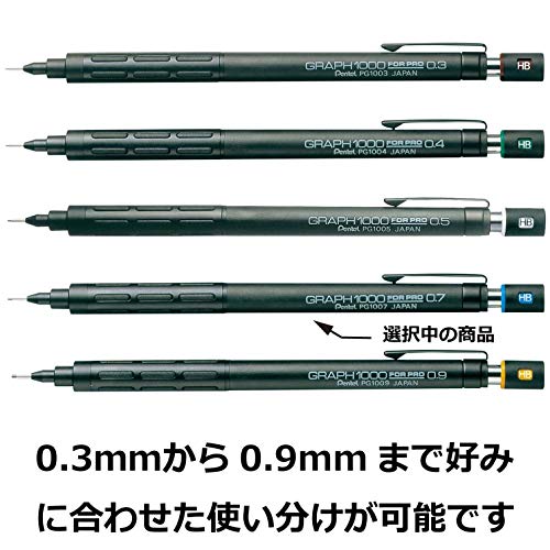 Image of Pentel Mechanical Pencil, Graph 1000 for Pro, for Draft, 0.7mm (PG1007)