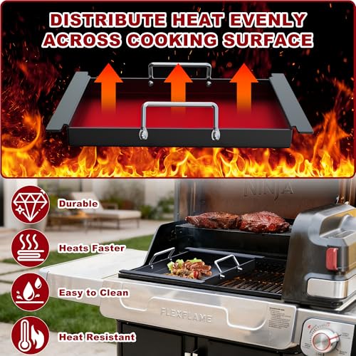 Plaque de cuisson demi-taille Ninja PG300 en acier carbone