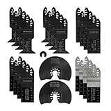 WORKPRO Oscillating Saw Blades Kit, 23-piece Multitool Quick Release Saw Blades Fit Porter Cable Black & Decker Rockwell Ridgid Ryobi Milwaukee DeWalt Chicago Craftsman