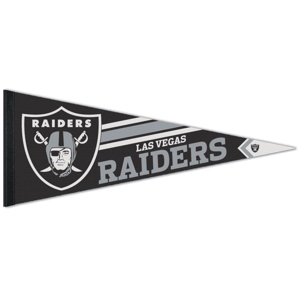 WinCraft NFL 14523115 Oakland Raiders - Banderín premium, 12 x 30 pulgadas