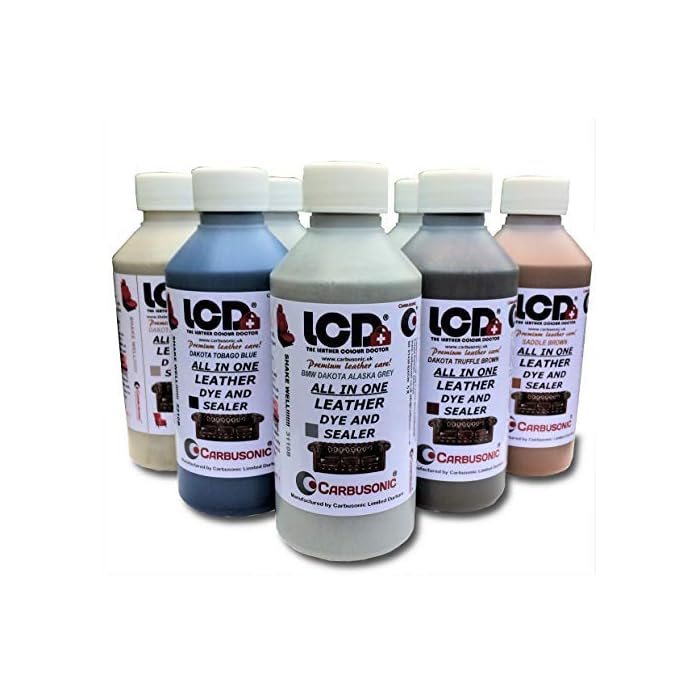 Buy Carbusonic Leather dye all in one dye and sealer touch up colour