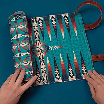Pendleton Backgammon: Travel-Ready Roll-Up Game (Camping Games, Gift for Outdoor Enthusiasts)