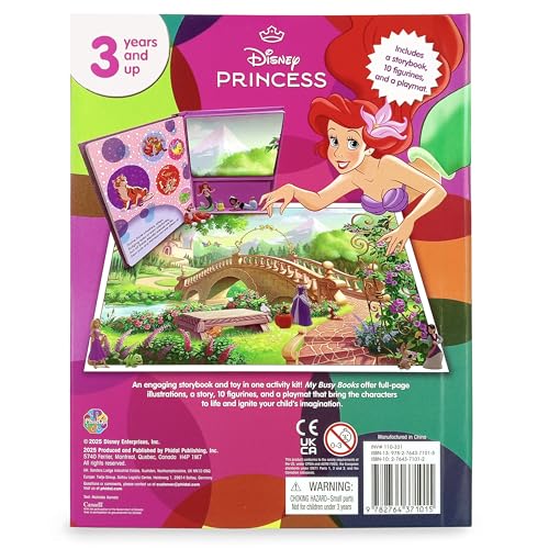 Disney Princess My Busy Books - Storybook, 10 figurines, playmat - Image 2