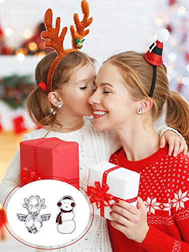 12 Paia Orecchini di Natale Pendenti Orecchini a