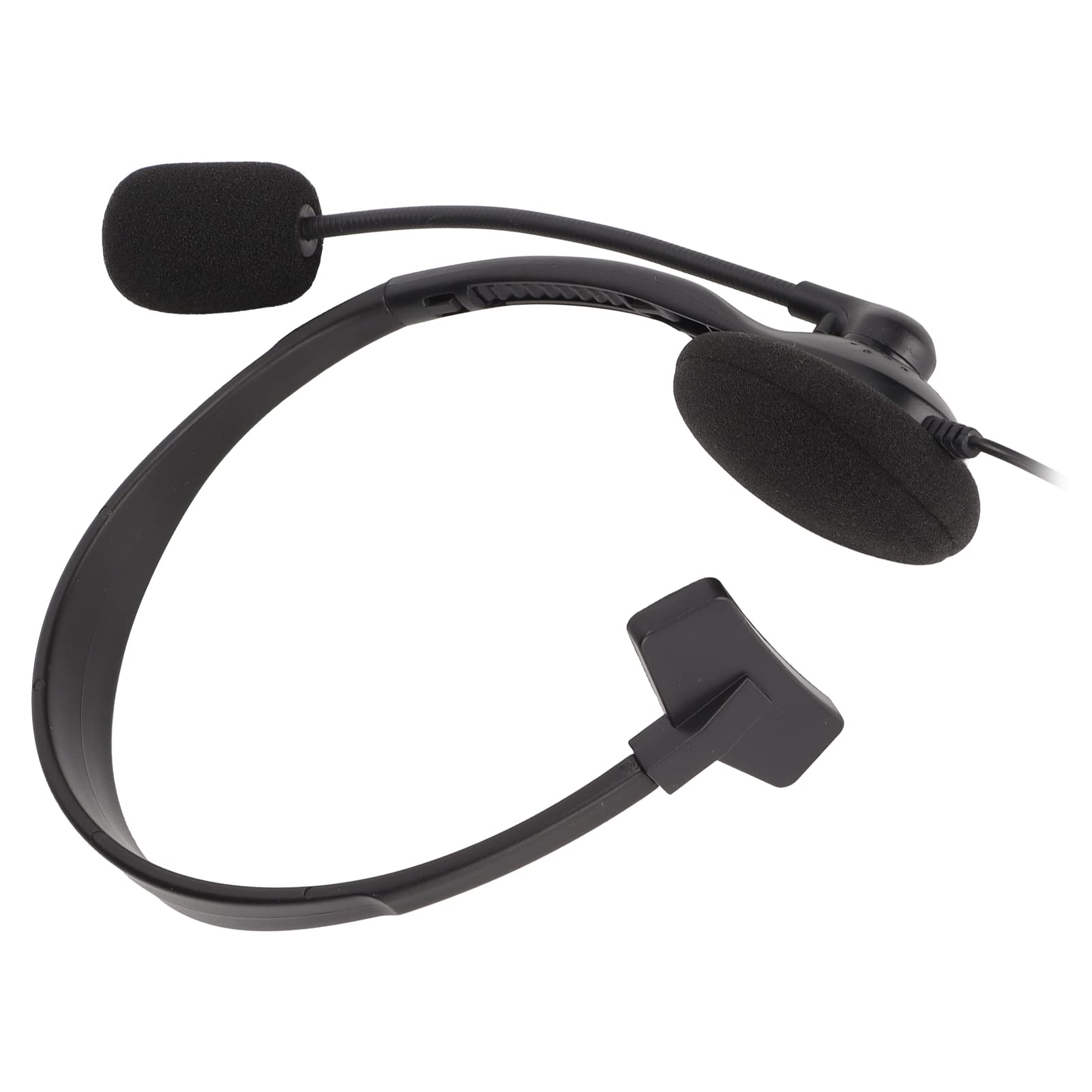 Zunate S480 Corded Telephone Headset, Hands Call Center Microphone, Noise Cancelling 3.5mm Corded Binaural Headset with Microphone for Desk Phone, Telephone Counselling Services