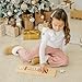 Personalized Wooden Name Puzzle for Kids, Handmade in USA by Bloom Owl, Upper and Lowercase, Custom Baby Gifts for Boys and Girls, Easter or First Birthday, Montessori Toys for Toddlers 1-3