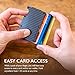 Hayvenhurst Wallet For Men - Reinvented Design Men's Wallet - Slim, Minimalistic & Seamless, Blocks RFID Scanners with a Money Clip (Carbon Fiber)