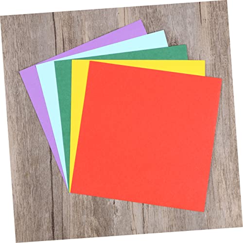 EXCEART 250 Pçs Crianças Origami Papel De Origami Dupla Face Material De Origami Papel Artesanal Cri
