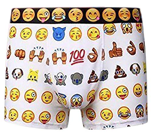 dgit 3 paires hommes Nouveauté SMILEYS idée cadeau modèle coton lycra caleçon boxer slips S-XL Cover