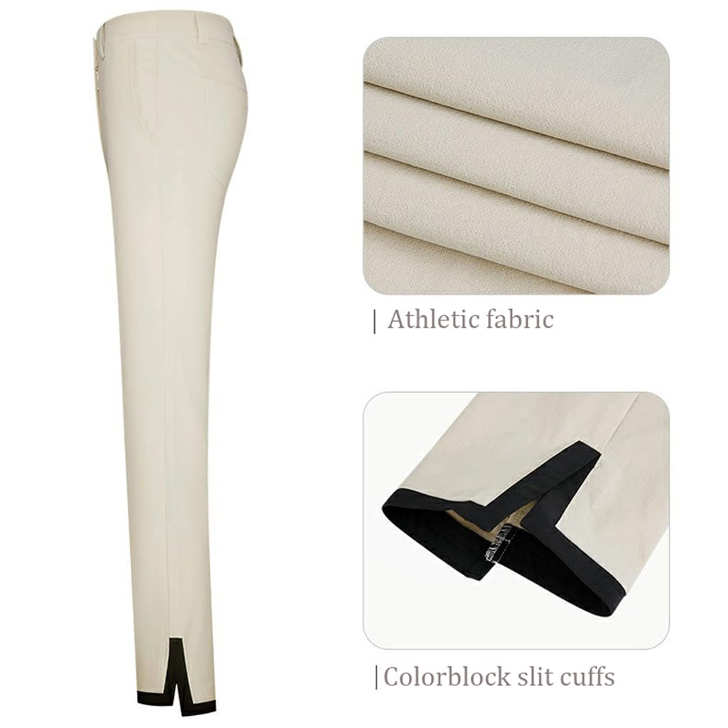 Pantaloni da Jogging da Golf da Donna Estivi Leggeri Elasticizzati Casual da Lavoro alla Caviglia