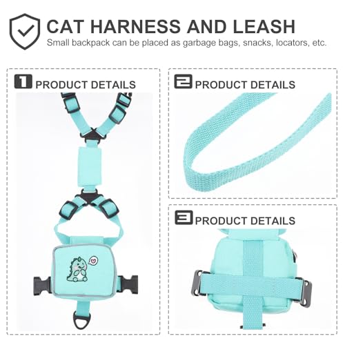 Arnés para gatos pequeños KOCKSHION fácil de poner evita tirones 8