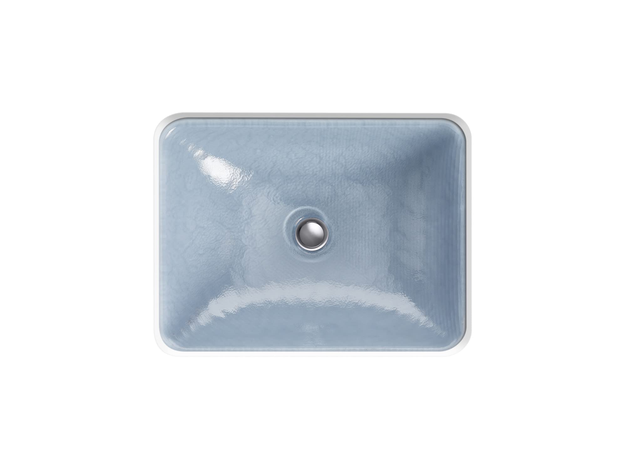 KOHLER K 28823 G1 B11 Art EDITIONS Yepsen Collection Lavabo Rectangulaire En Verre 43,2 X 33 Cm, Évier Salle De Bain