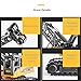 Gemini&Genius Crawler Crane Construction Vehicle Toy Dragline Heavy Duty 1/50 Crane Work Car, Engineering Truck, Site Sandbox Car Toy, Collectible or Decoration for Kids