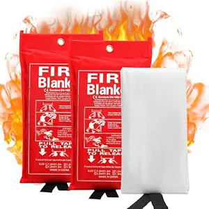 Emergency Fire Blanket-Fire Suppression Blanket for Kitchen, 40 x 40
