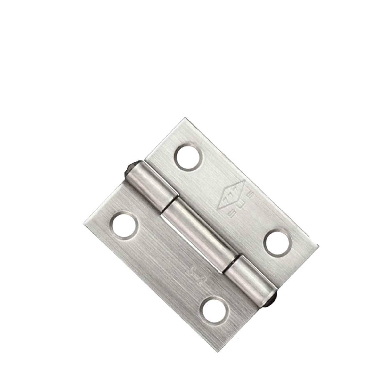 Kdhcvkz 1.5Inch 6/10Pcs Furniture Cabinet Door Hinges Stainless Steel Drawer Hinge(,10Pcs)
