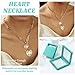 HETICA Chunky Gold Plated Necklace for Women Heart Pendants Necklace Sun Flower Necklace Fashion Hip Hop Choker Gift