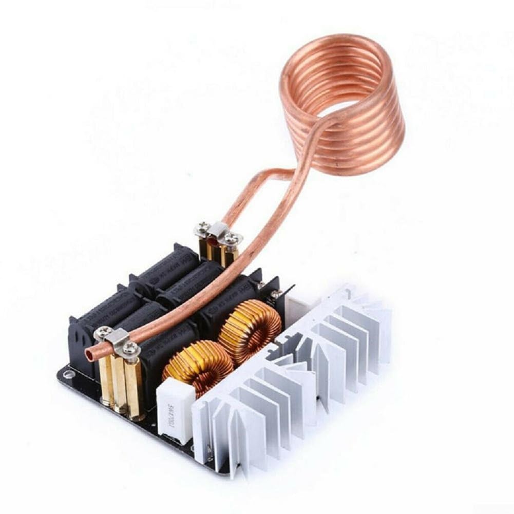 1000 W Induktionsheizmaschine, ZVS-Technologie zum Schmelzen und Abschrecken von Metall, arbeitet mit 12–48 V DC mit verbesserter Kühlung für Dauereinsatz