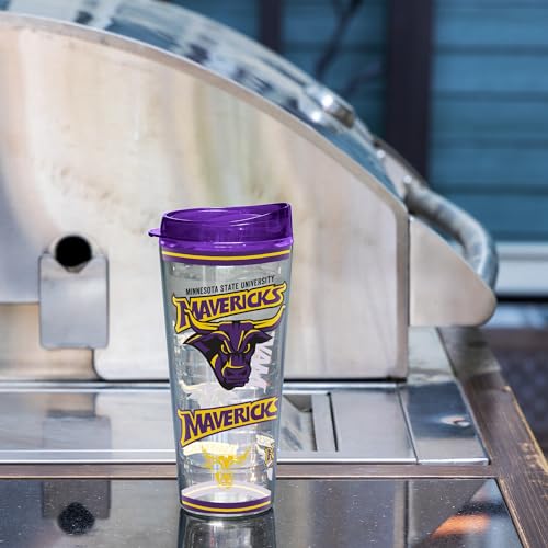 Image of Rico Industries NCAA College Double Wall Mayhem 16oz Or 20oz Tritan Tumbler W Lid