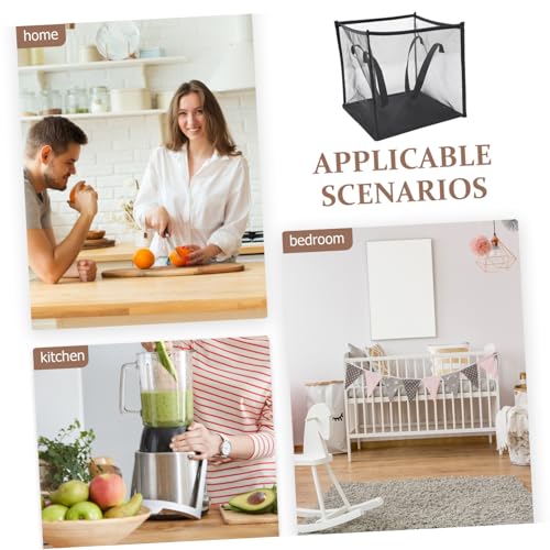 Panier à linge pliable en maille pour rangement de jouets et vêtements - 7