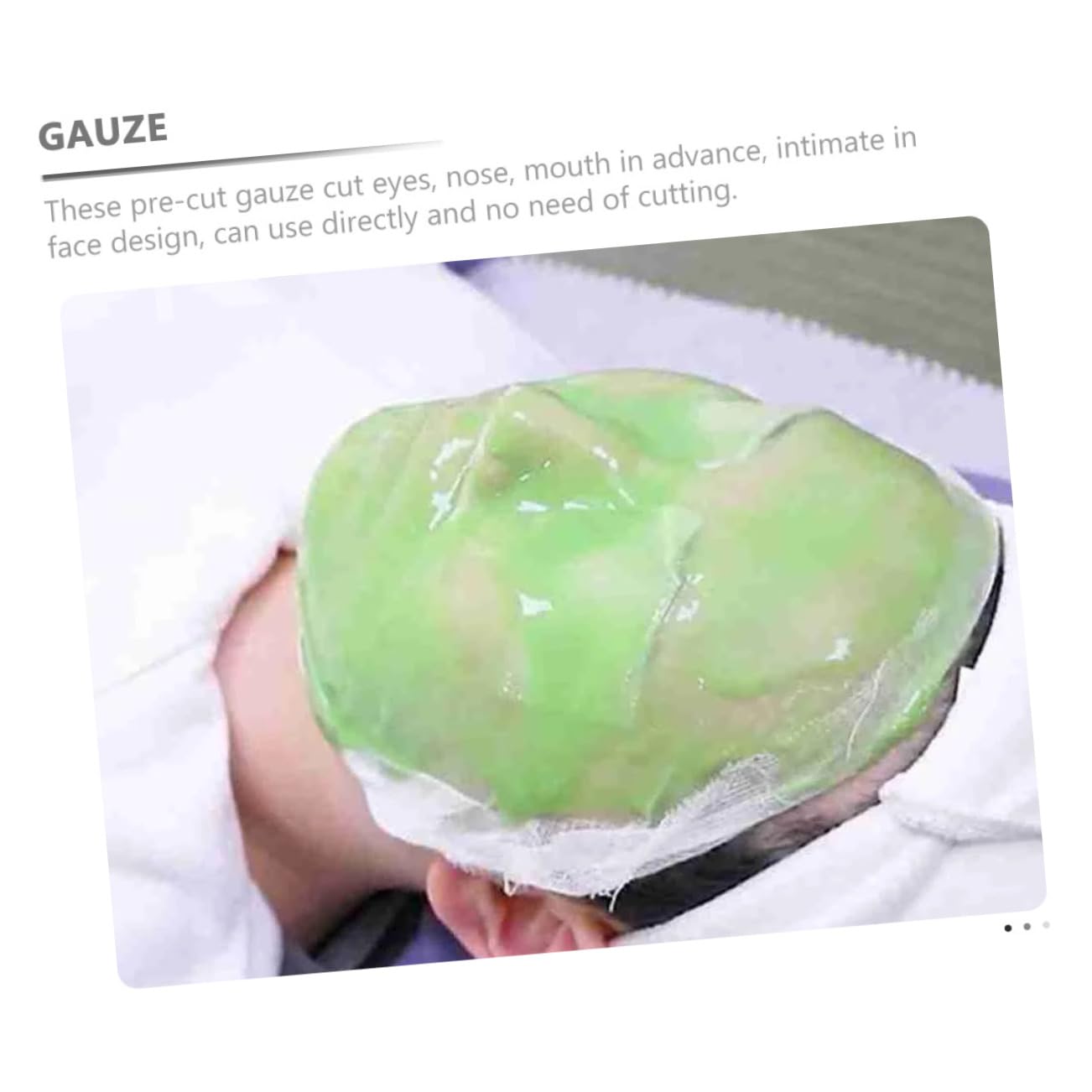 Healeved 300stücke Gesichtsmaske Gauze Facial Maskenblätter Für -behandlungen Und Hautpflege Für Spa-anwendungen Maximierung Effektivität Von Cremes