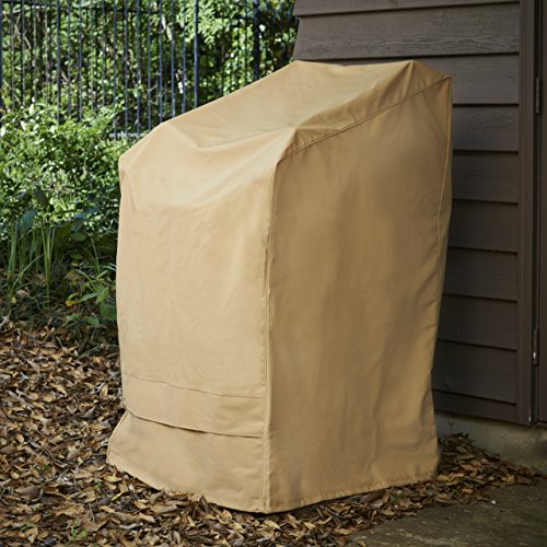 Seasons Sentry Cvp01436 Stack Of Chairs Cover, Sand #TOP1