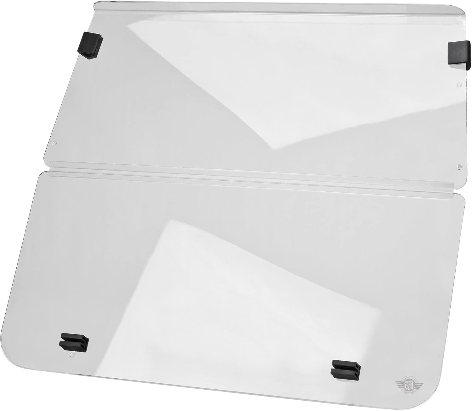 RM Cart Club Car Golf Cart Windshield Route 66 Impact Resistant 3/16” Fold-Down Acrylic Window - Fits Years DS 2000 and Up - Premium Easy to Install, Non-Fade Shatter Resistant Design (Clear)