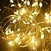 Ruitutedianzi 4X Solar String Lights, 10M 100LED Outdoor String Lights, Waterproof Decorative String Lights (Warm White)
