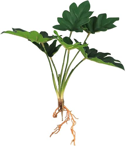 Miniatura 7 de Plantas artificiales verdes de arrurruz, plantas falsas en maceta, adornos de bonsái, plantas de plástico de bambú falso, decoración del hogar y