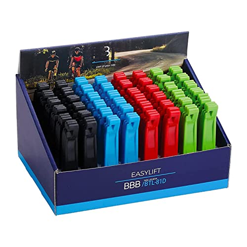 Démonte-pneus BBB EasyLift en boîte de 48 lots de 3 leviers mixtes multicolores