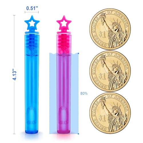 Aurotops AU-360 BUBBLE WANDS Pcs Mini Bubble Wands,Bubble Party Favors Assortment Toys thumb #3
