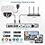 Tennoz 8MP 4K PoE IP Vandal Dome Security Camera Outdoor, H.265 IP Network PoE Camera with 2.8mm Lens, 105° Wide Angle, IP66 Waterproof, 80ft IR Night Vision, Human Motion Detection