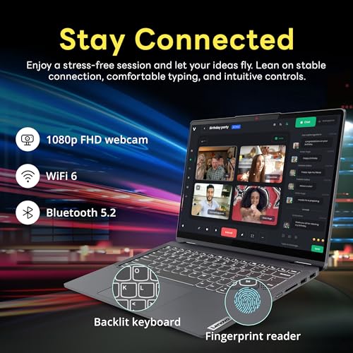 Image of Lenovo IdeaPad Flex 5i 14 inch WUXGA Touch 2-in-1 Laptop, Intel i5-1235U, 8GB LPDDR4X, 672GB Storage (512GB SSD + 160GB Docking Station Set), Backlit Keyboard, Fingerprint Reader, FHD Camera, Win 11, Gray