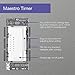 Lutron Maestro Countdown Timer Switch for Fans and Lights, 3A/150-Watt LED Bulbs, Single-Pole/Multi-Location | MA-T51MN-WH | White