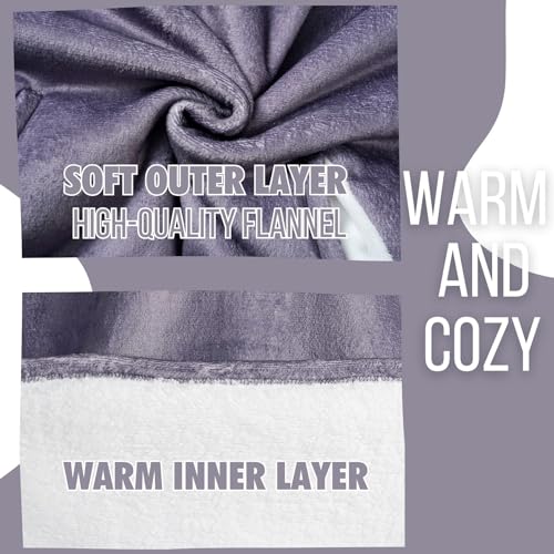 Husband Gifts from Wife, Throphy Husband, Funny Wearable Flannel Blanket Hoodie, Oversized Flannel Hooded Blanket Sweatshirt, One Size - Image 5