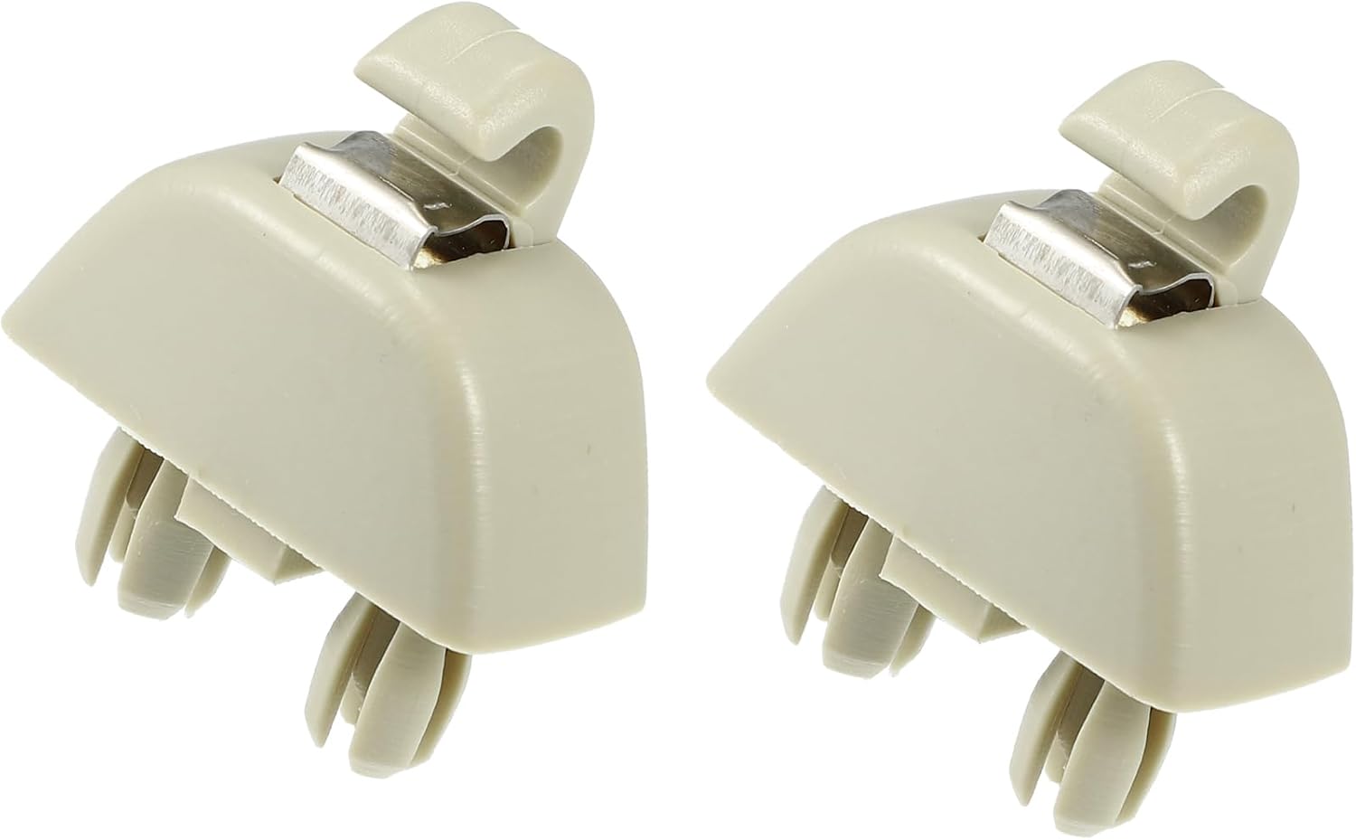 Motoforti Car Sun Visor Support Clip, for Volkswagen Passat 2012-2015, 6RD857561/6R0857561Y20, Plastic, Beige, 2 Pcs