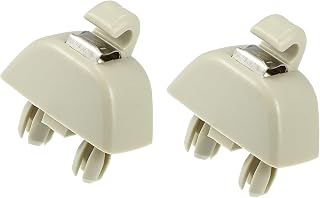 Car Sun Visor Support Clip, for Volkswagen Passat 2012-2015, 6RD857561/6R0857561Y20, Plastic, Beige, 2 Pcs