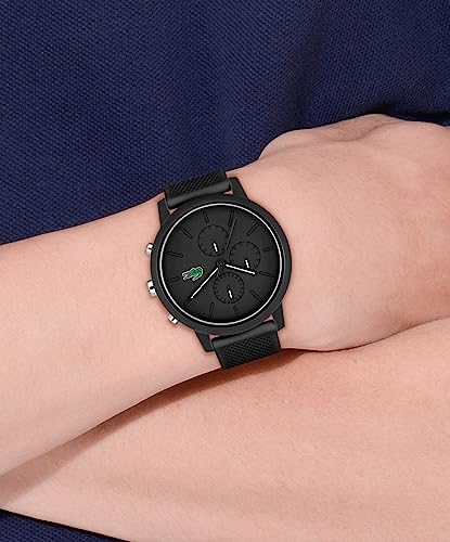 Image of Lacoste Lacoste 12.12 Men's Quartz Chronograph Watch with Silicone Strap