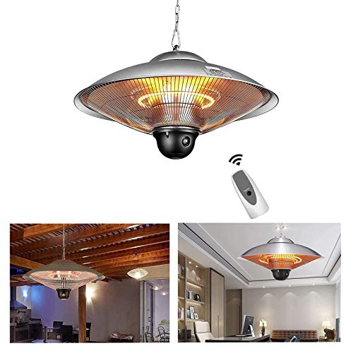 Hängen Terrassenheizstrahler/Deckenheizstrahler/Heizstrahler Wetterfeste Heizungen Balkon Innenhof Decke montiert Heizpilz Leistung: 2200W mit