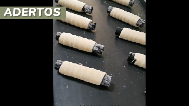 30 Stampo per Croissant,A Vite, Per Cornetti, Cannoli, Antiaderente, Per Rotolo di Crema, Pasticceria, Torta Pasticceria Spiral Roll Horn Stampo da Forno