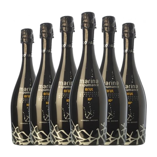 Bocopa Marina Espumante Brut Alicante 75 cl Espumoso blanco (Caja de 6 Botellas de 75 cl)