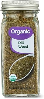 Organic Dried Dill Weed Herb – 0.6 oz, Fresh Flavor for Salads, Soups & Seafood