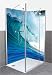 Produktbild Artland Duschrückwand Eck mit Motiv Fliesenersatz Alu Rückwand Dusche Duschwand Bad 2 Segmente Wunschmaß Natur Welle Meer Karibik Küste Blau R2QM