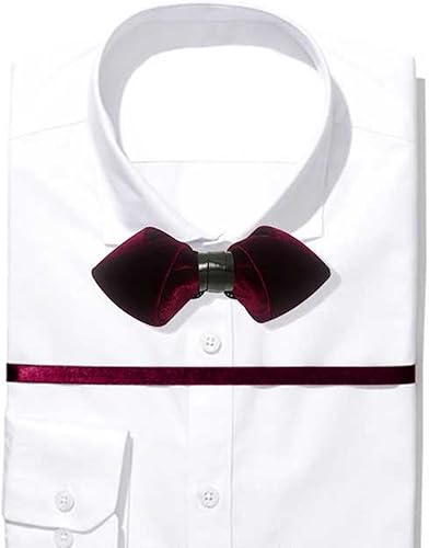 Vista 2 de lazo de terciopelo (Jujube rojo) B