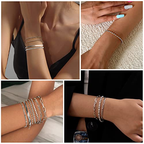 Juego de Pulseras Apilables para Mujer 51WbI+QiBNL. SL1000